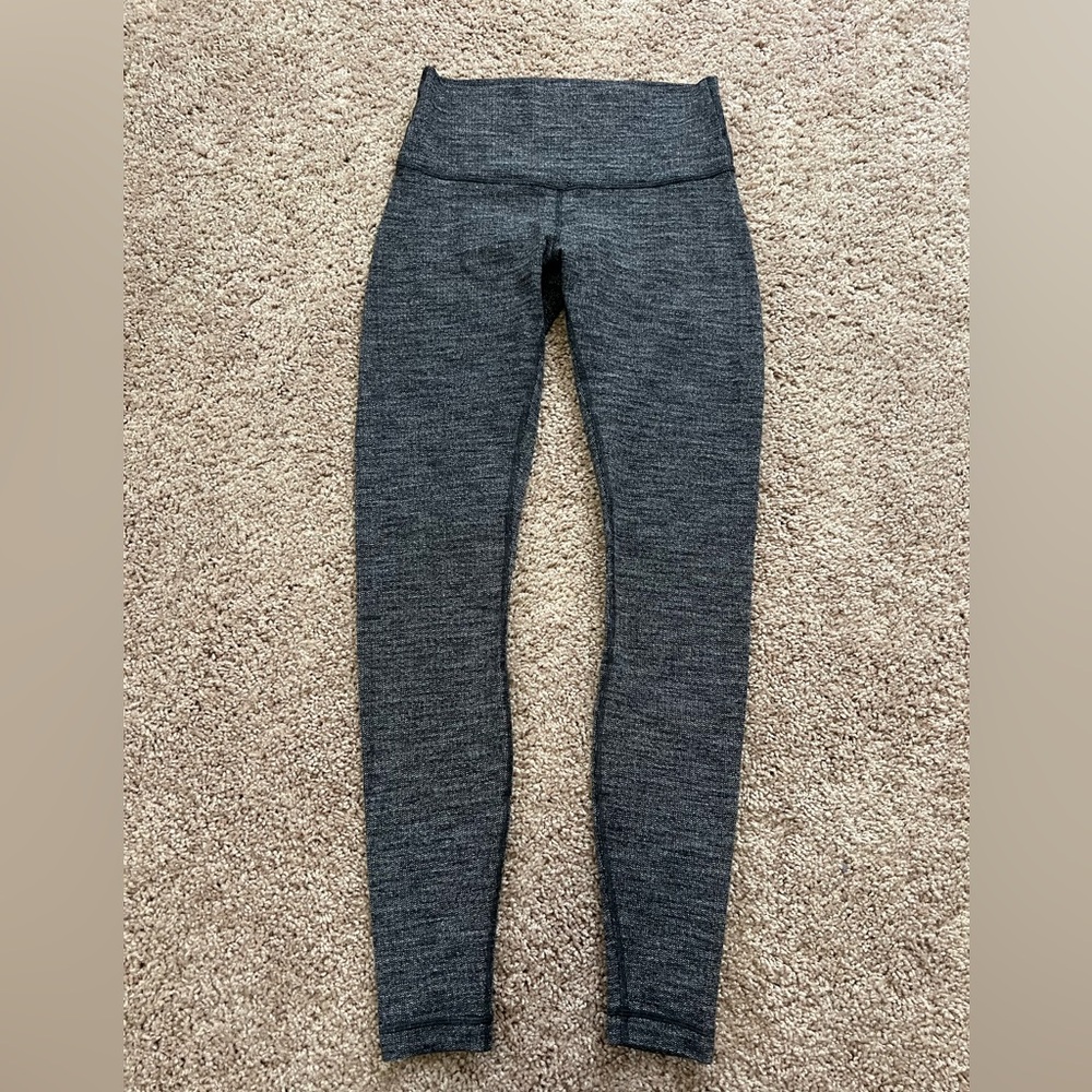 lululemon athletica Charcoal Heather Wunder Under Leggings